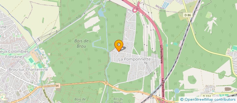 localisation de l'entreprise SCI C.M.J.C POMPONNETTE à POMPONNE