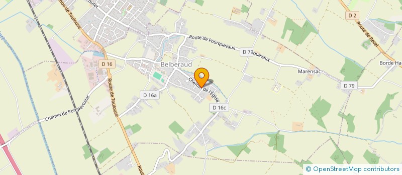 localisation de l'entreprise SCI C.M.L.Z  BELBERAUD