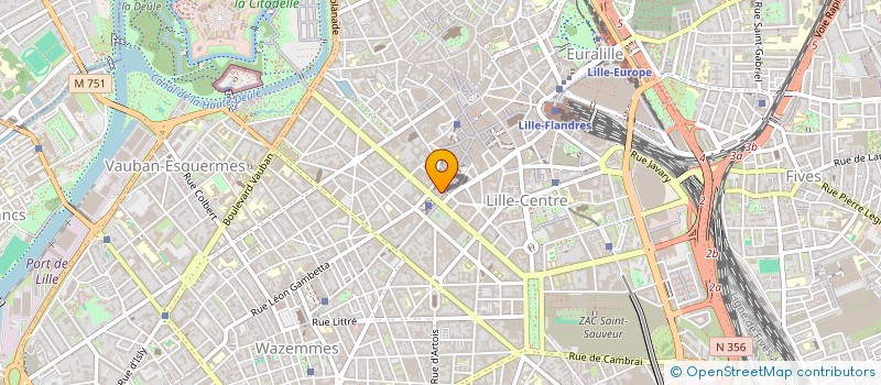 localisation de l'entreprise SCI C.M.N.1 à LILLE