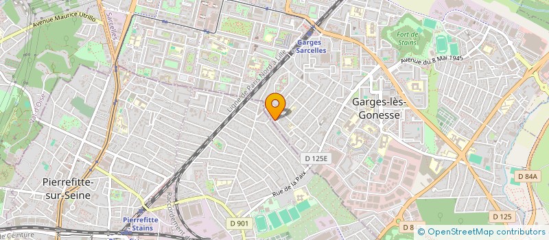 localisation de l'entreprise SCI C.M.O à GARGES-LES-GONESSE