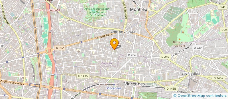 localisation de l'entreprise SCI C. MICHAEL à MONTREUIL