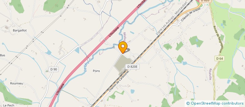 localisation de l'entreprise SCI C.N.C.N  REALVILLE