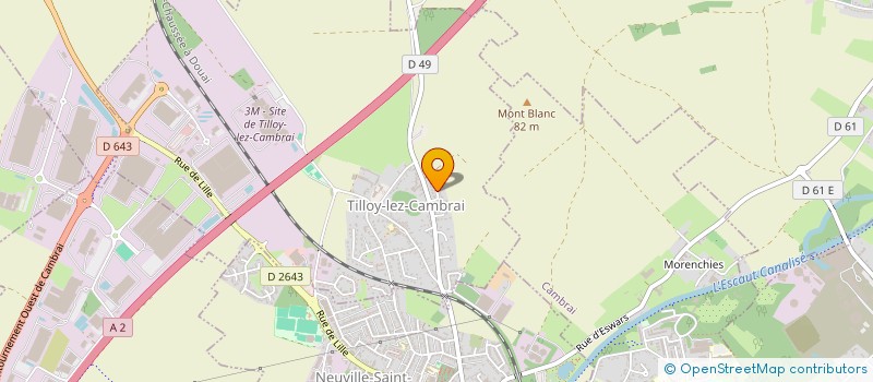 localisation de l'entreprise SCI C N G  TILLOY-LEZ-CAMBRAI