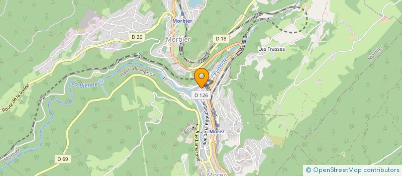 localisation de l'entreprise SCI C N M D J  HAUTS DE BIENNE