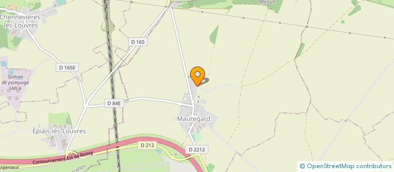 localisation de l'entreprise SCI C.N.S  MAUREGARD