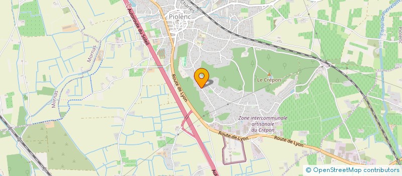 localisation de l'entreprise SCI C.N.T  PIOLENC