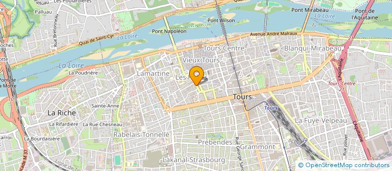 localisation de l'entreprise SCI C NOTRE TOURS  TOURS