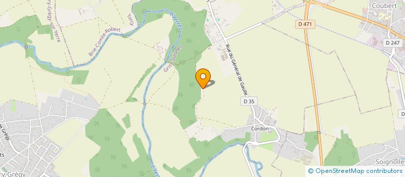 localisation de l'entreprise SCI C&O  GRISY-SUISNES