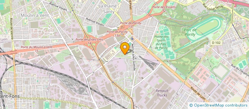 localisation de l'entreprise SCI C.P.G  VENISSIEUX