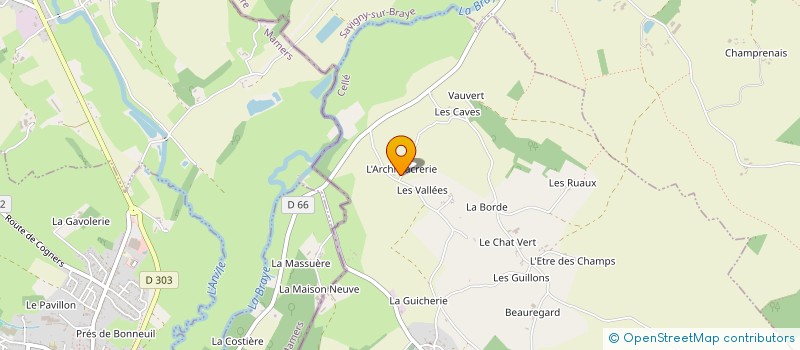 localisation de l'entreprise SCI C.P.G.M.  CELLE