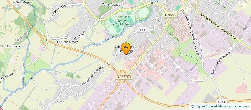 localisation de l'entreprise SCI C & P GUYONNET  FONTENAY-LE-COMTE