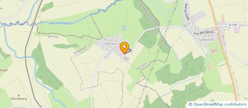 localisation de l'entreprise SCI C.P.I.G  VECKERSVILLER