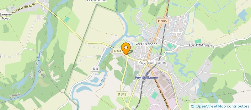 localisation de l'entreprise SCI C. P. L. F  PUY-GUILLAUME