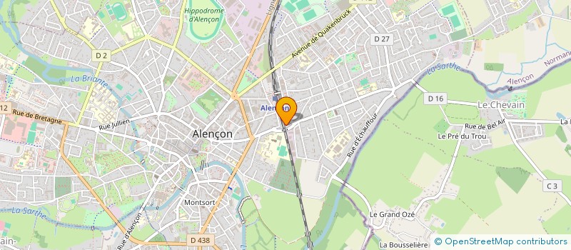 localisation de l'entreprise SCI C.P.M. à ALENCON