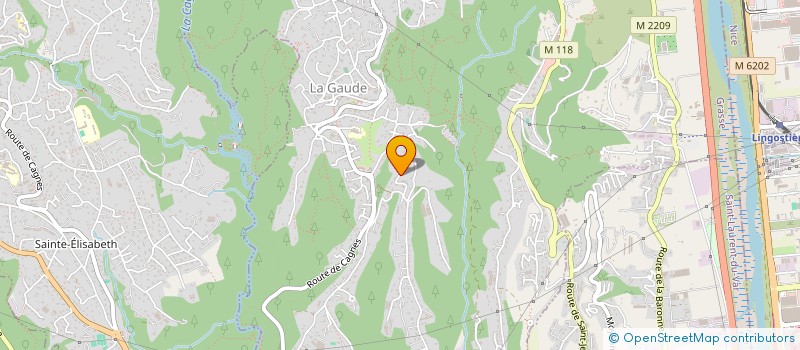 localisation de l'entreprise SCI C.P.R.  LA GAUDE