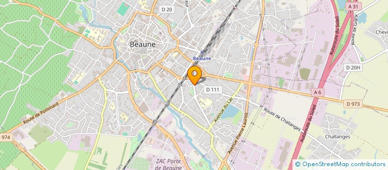 localisation de l'entreprise SCI C.P.S.J. à BEAUNE