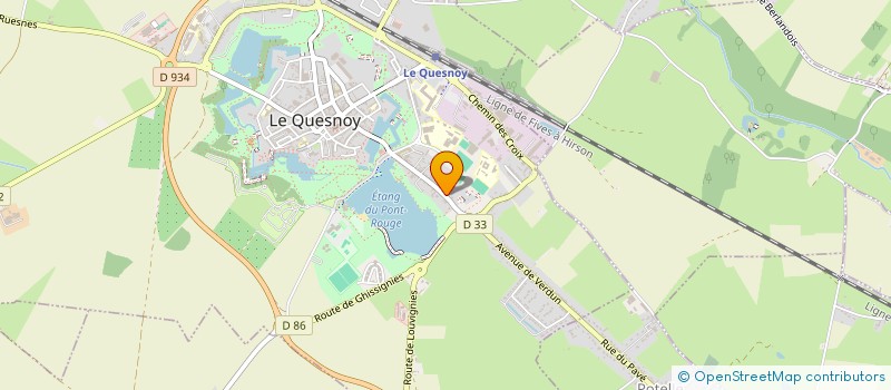 localisation de l'entreprise SCI C.P.VAUBAN à LE QUESNOY