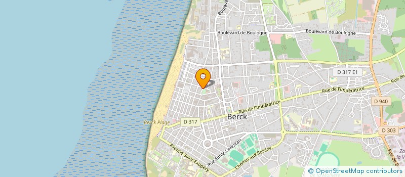 localisation de l'entreprise SCI C.PERIER  BERCK