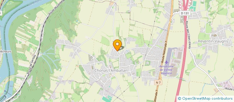 localisation de l'entreprise SCI C.Q.A.D. IMMOBILIER  CHONAS-L'AMBALLAN