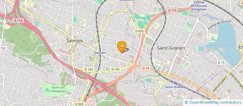 localisation de l'entreprise SCI C & R  SANNOIS