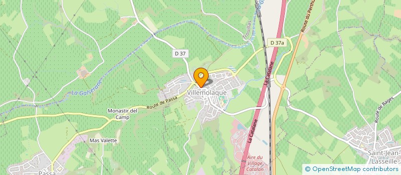 localisation de l'entreprise SCI C.R  VILLEMOLAQUE