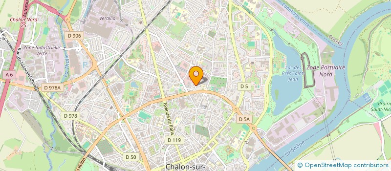 localisation de l'entreprise SCI C.R.A. à CHALON-SUR-SAONE
