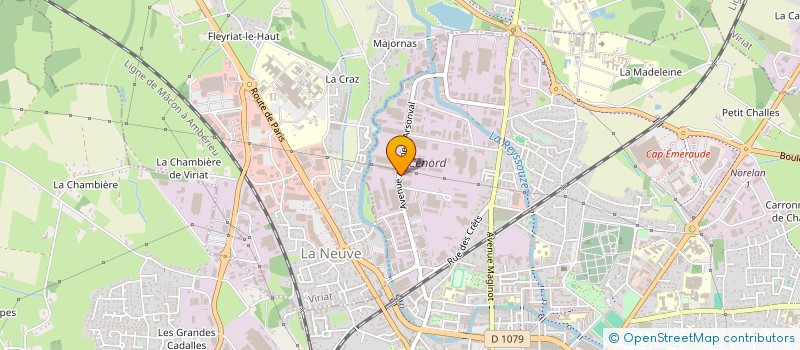 localisation de l'entreprise SCI C R B à BOURG-EN-BRESSE