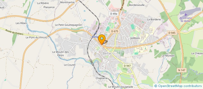 localisation de l'entreprise SCI C.R.C à BELLAC