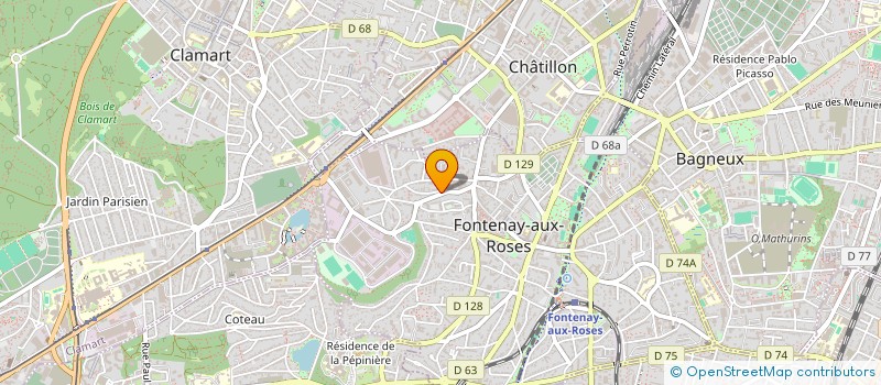 localisation de l'entreprise SCI C.R.D à FONTENAY-AUX-ROSES