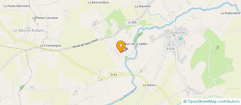 localisation de l'entreprise SCI C.R.I.V.  VIRE-NORMANDIE