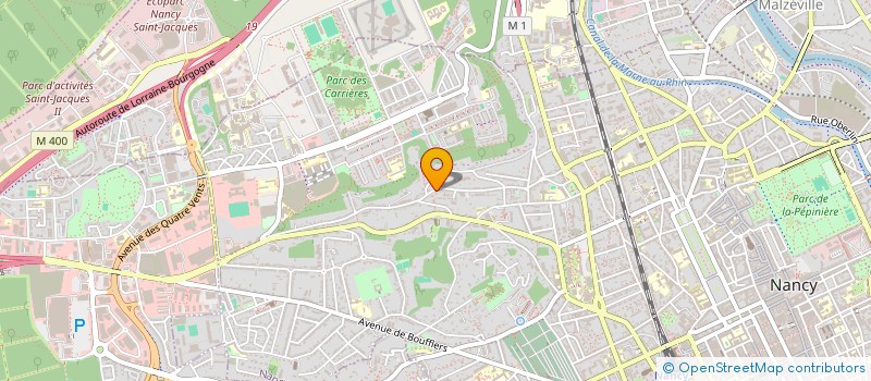 localisation de l'entreprise SCI C.R.L.  NANCY
