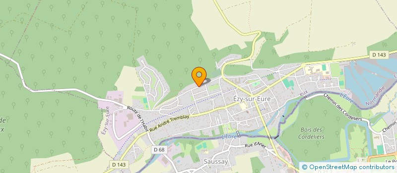 localisation de l'entreprise SCI C R O M  EZY-SUR-EURE