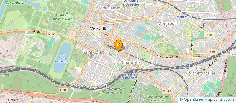 localisation de l'entreprise SCI C.S à VERSAILLES