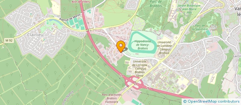 localisation de l'entreprise SCI C.S.  VANDUVRE-LES-NANCY