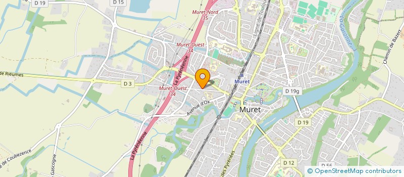 localisation de l'entreprise SCI C S  MURET