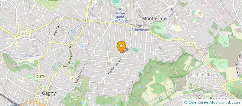 localisation de l'entreprise SCI C.S à MONTFERMEIL
