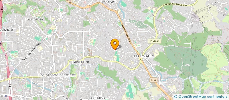 localisation de l'entreprise SCI C&S à MARSEILLE