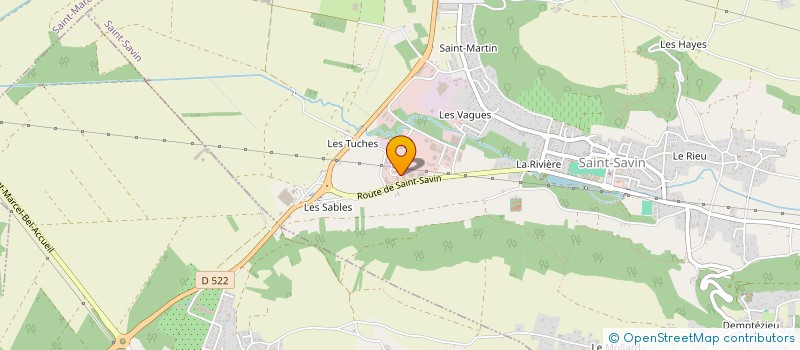 localisation de l'entreprise SCI C.S.B.J. à SAINT-SAVIN