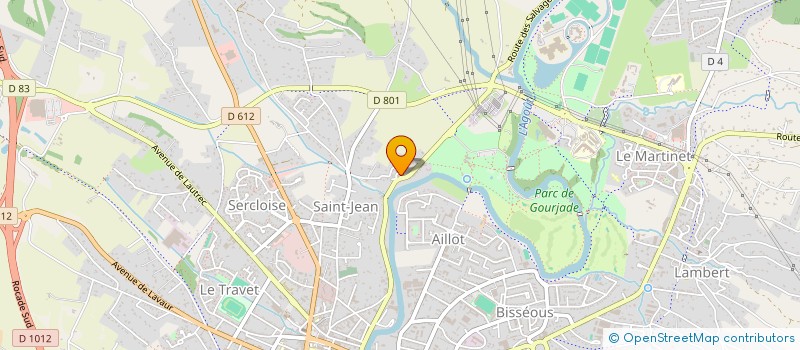 localisation de l'entreprise SCI C.S.C. DU MAIL  CASTRES