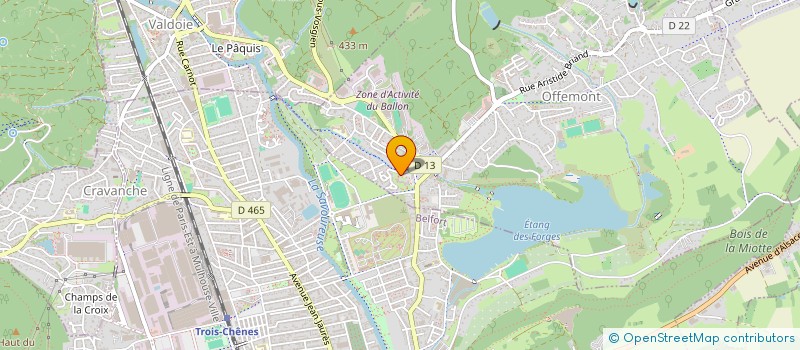 localisation de l'entreprise SCI C S J à VALDOIE