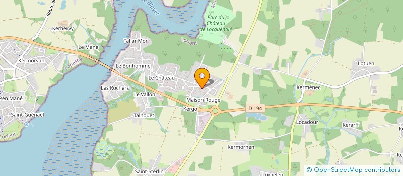 localisation de l'entreprise SCI C.S.K à KERVIGNAC