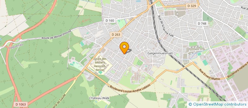 localisation de l'entreprise SCI C.S.M  HAGUENAU