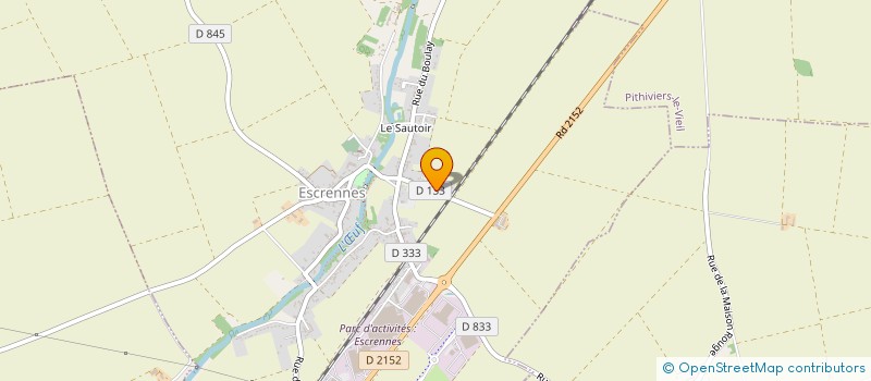 localisation de l'entreprise SCI C.S.P.J. à ESCRENNES