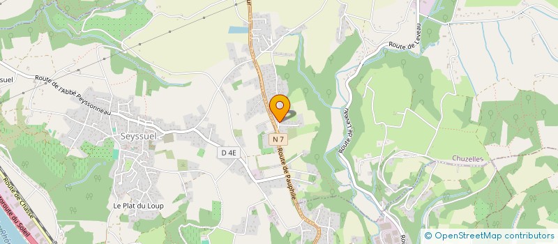 localisation de l'entreprise SCI C.S RIBEIRO  CHUZELLES