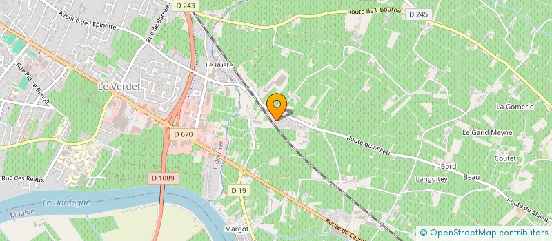 localisation de l'entreprise SCI C.SANPAT  SAINT-EMILION