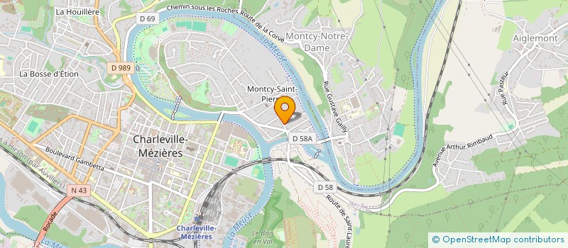 localisation de l'entreprise SCI C'STYLE à CHARLEVILLE-MEZIERES