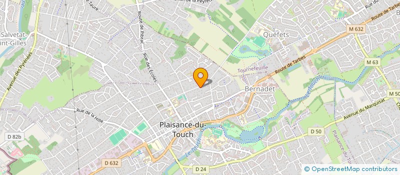 localisation de l'entreprise SCI C&T  PLAISANCE-DU-TOUCH