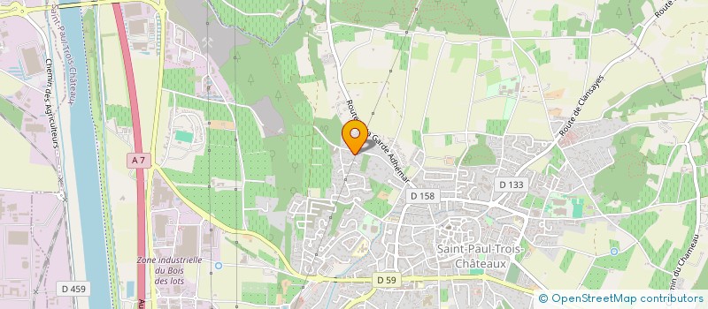 localisation de l'entreprise SCI C.T.  SAINT-PAUL-TROIS-CHATEAUX