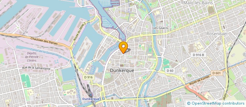 localisation de l'entreprise SCI C T D K à DUNKERQUE