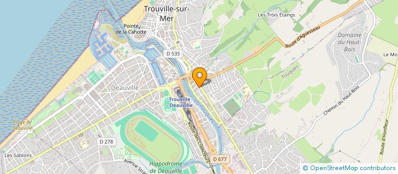 localisation de l'entreprise SCI C.T.L. à TROUVILLE-SUR-MER